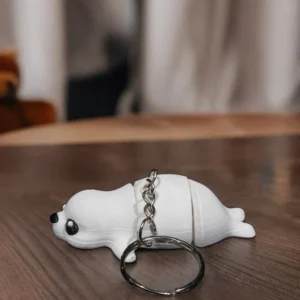 Baby Seal Keychain