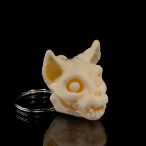 Skeleton Keychains Cat