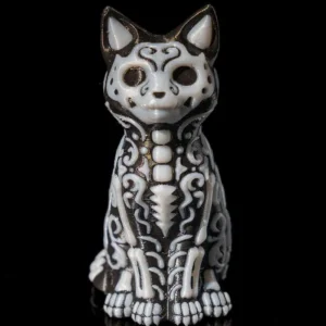 Skeleton Pet Figurines Cat