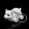 Tiny Polar Bear Keychain