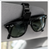 Sunglass clip for car visor